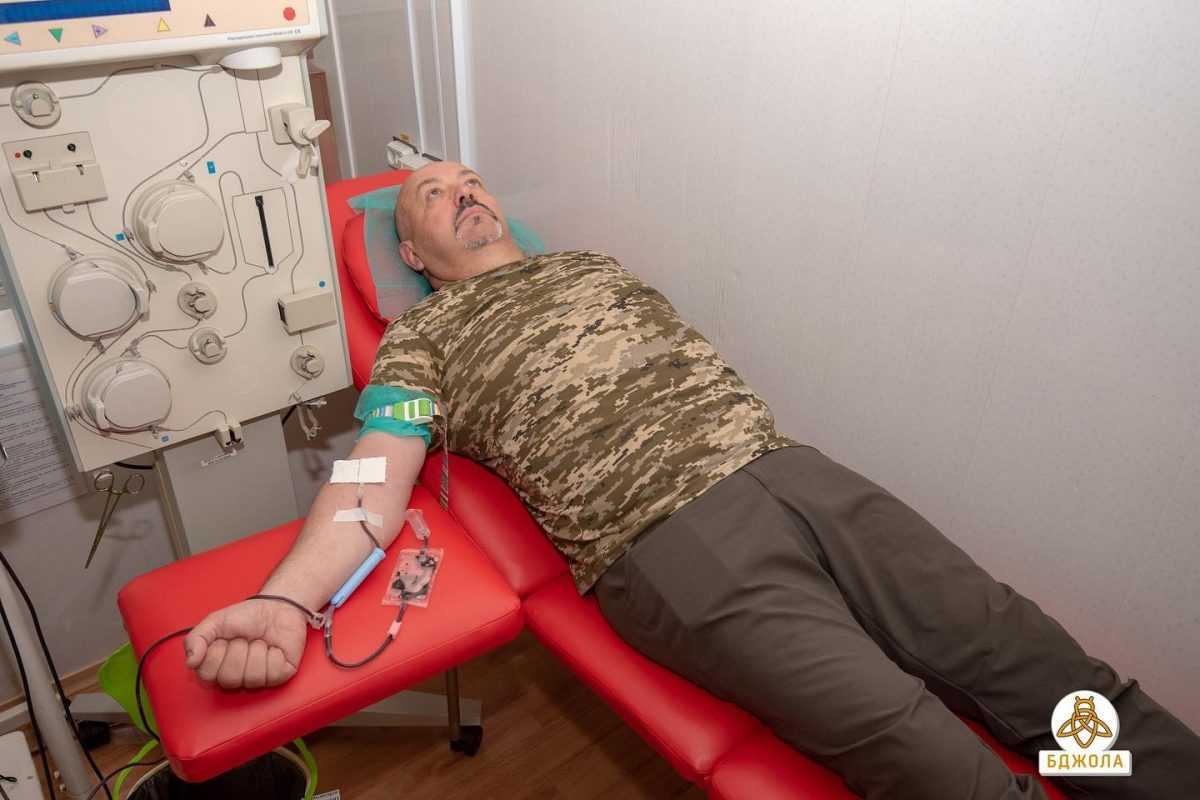Активисты ОО «Бджола» приняли участие в благотворительной акции по сдаче крови