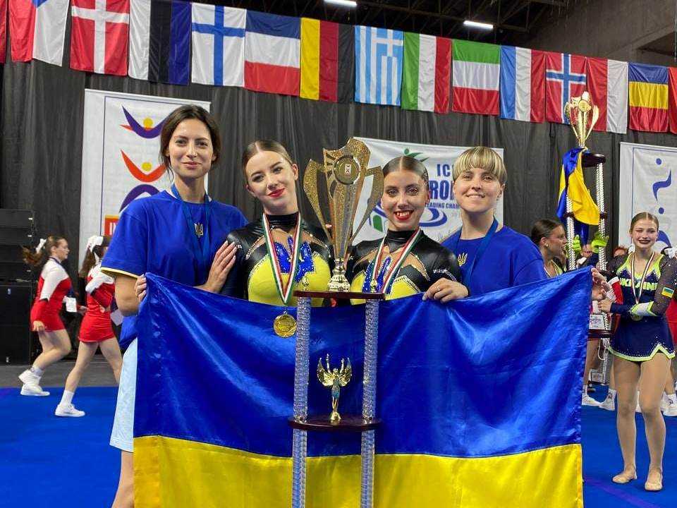Каменские черлидерки завоевали золотые награды Чемпионата Европы