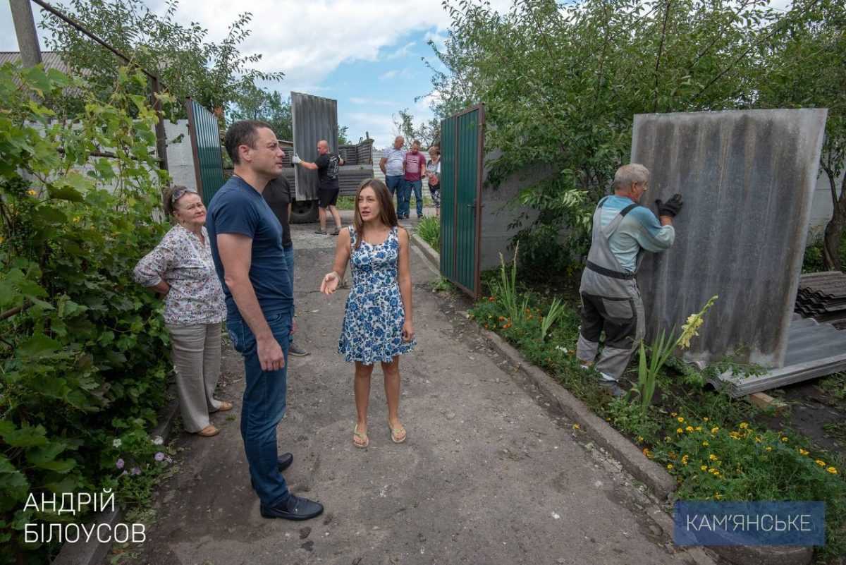 У Кам’янському триває усунення наслідків буревію