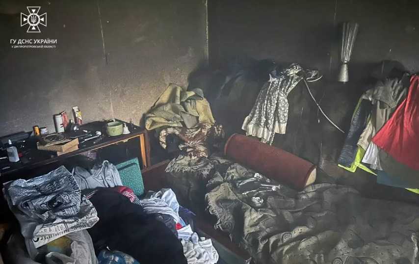 В Каменском пожарные ликвидировали загорание в квартире
