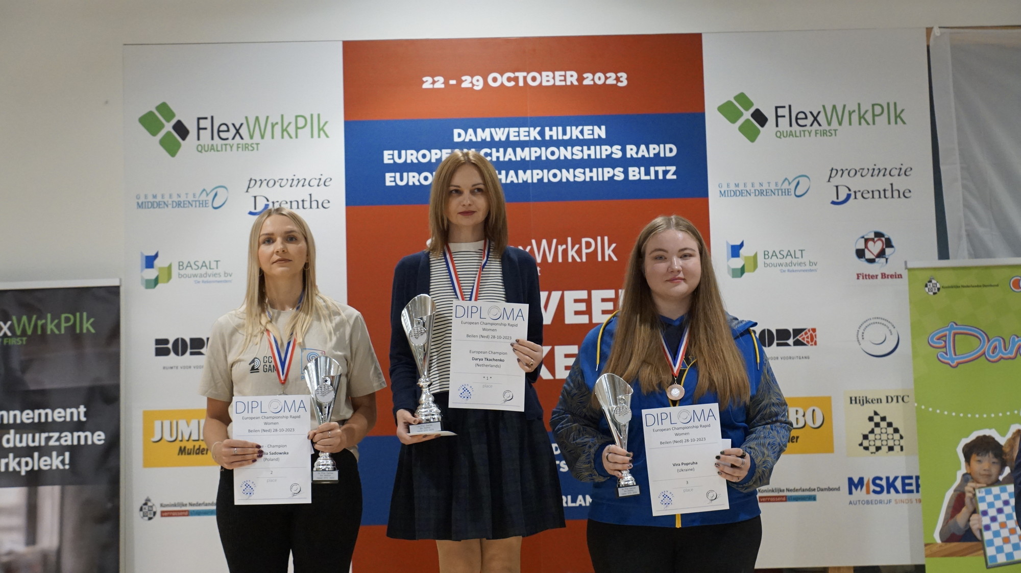 Каменчанка Вера Попруга стала призером чемпионата Европы по шашкам-100 и выполнила норму гроссмейстера