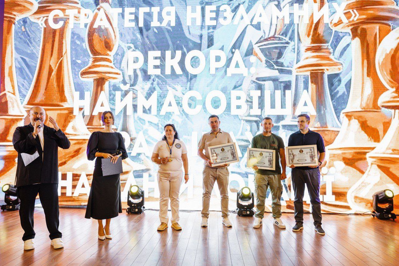 Дніпропетровщина встановила національний рекорд із шахової гри