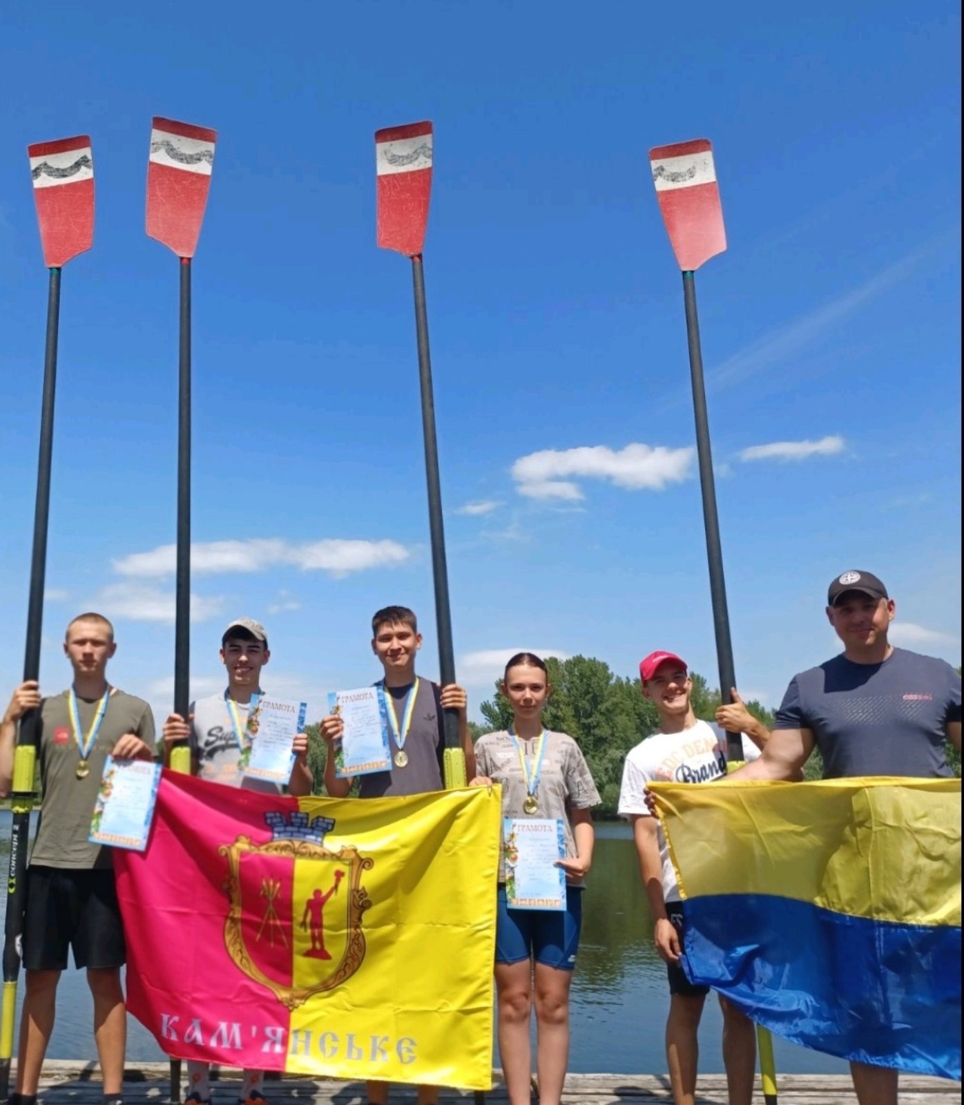 Кам’янські веслярі стали першими на чемпіонаті Дніпропетровщини