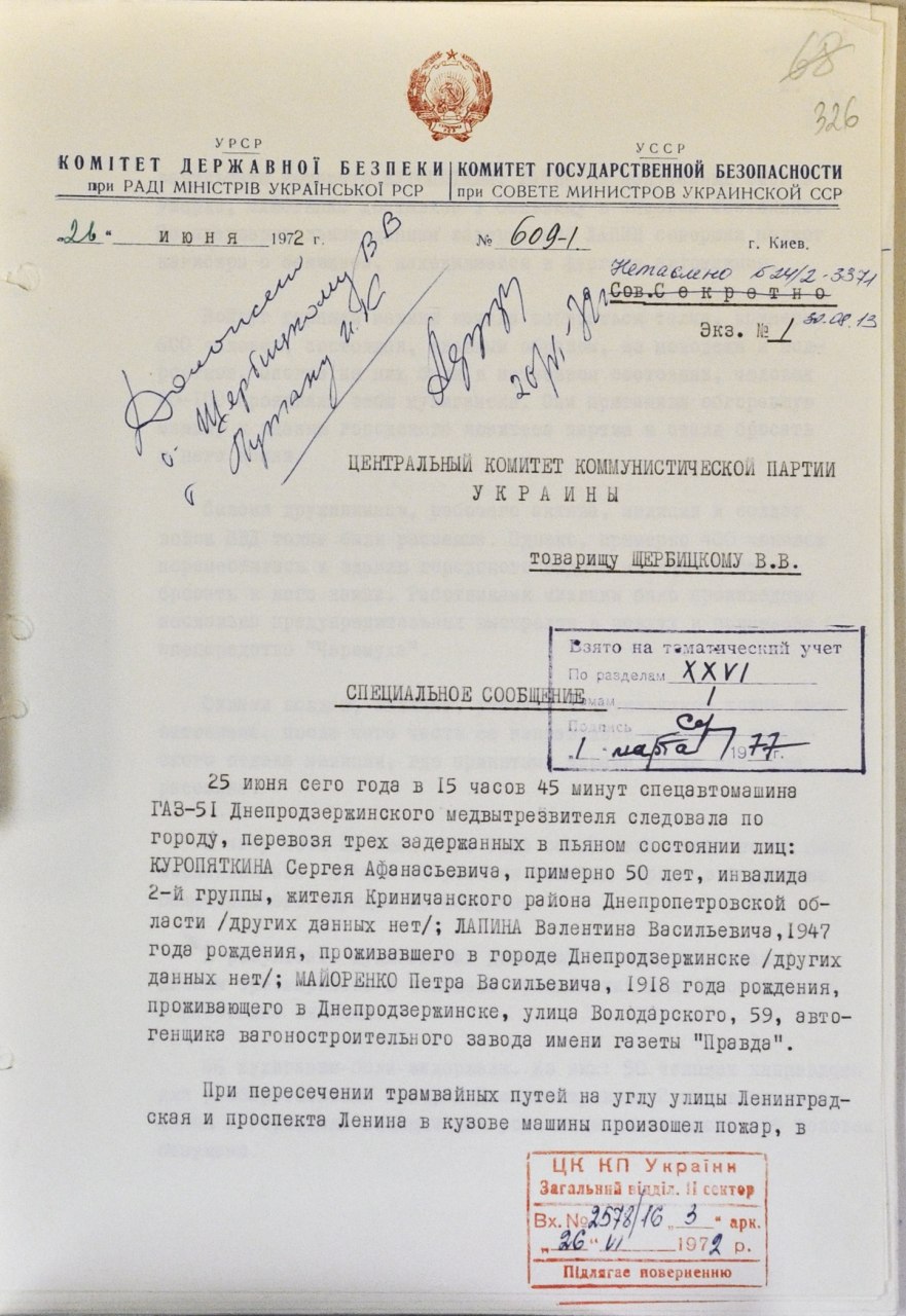 День молодежи-1972: сегодня исполняется 52 года со времени массовых беспорядков в Каменском