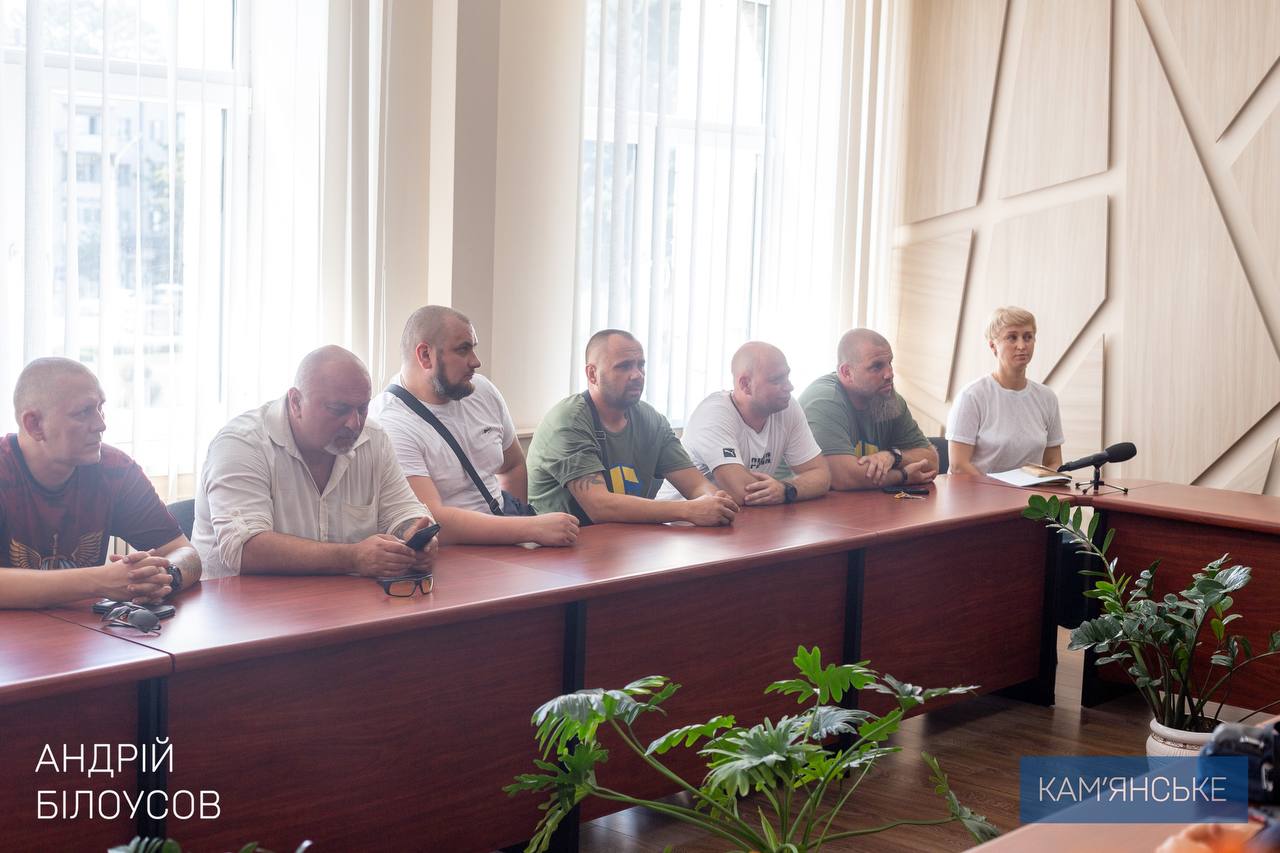 В Каменском поддерживают героев-защитников Украины / Фото: Андрей Белоусов