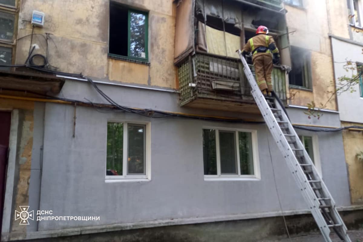 У Кам’янському районі на пожежі врятували трьох людей / Фото: Головне управління ДСНС України у Дніпропетровській області