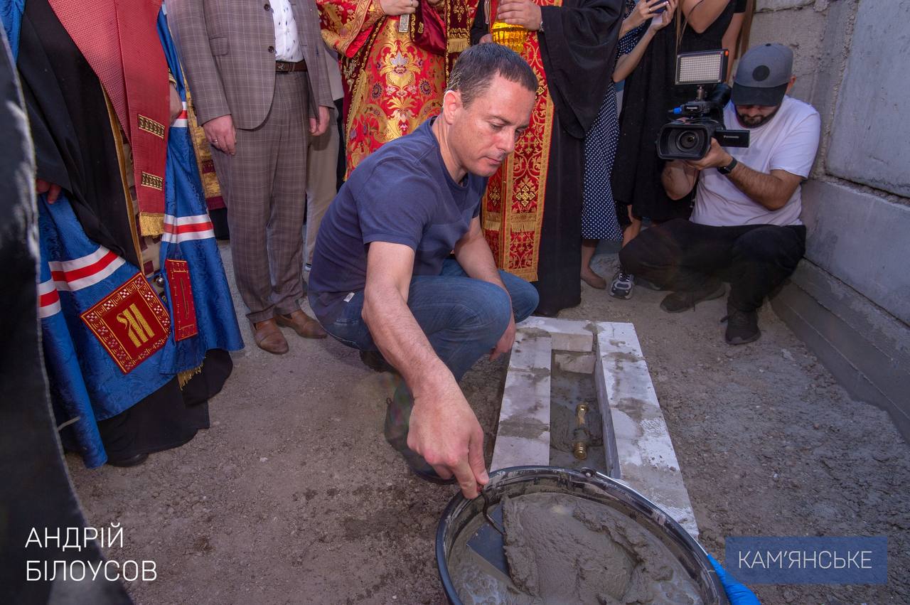 У Кам’янському будується перший в місті сучасний храм ПЦУ / Фото: Андрій Білоусов