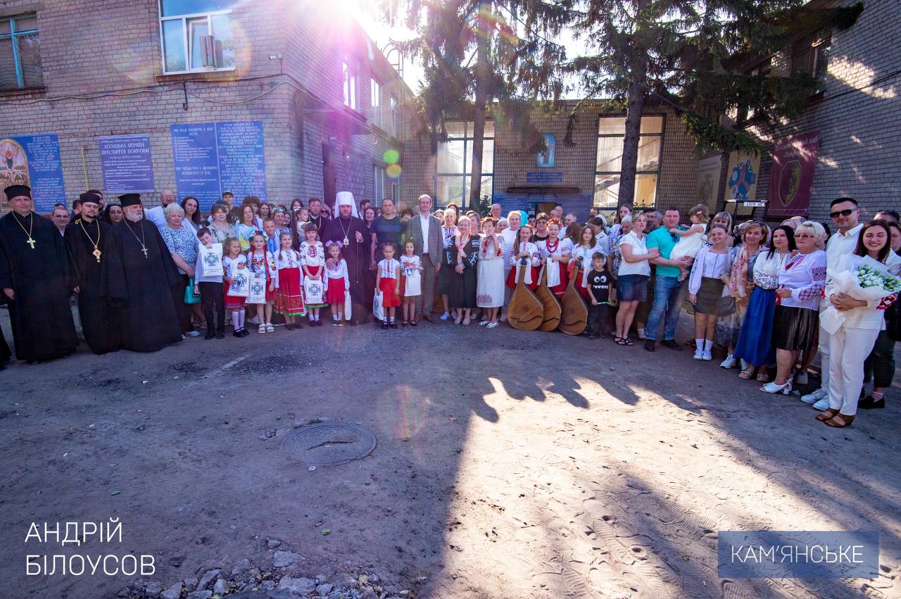 У Кам’янському будується перший в місті сучасний храм ПЦУ / Фото: Андрій Білоусов