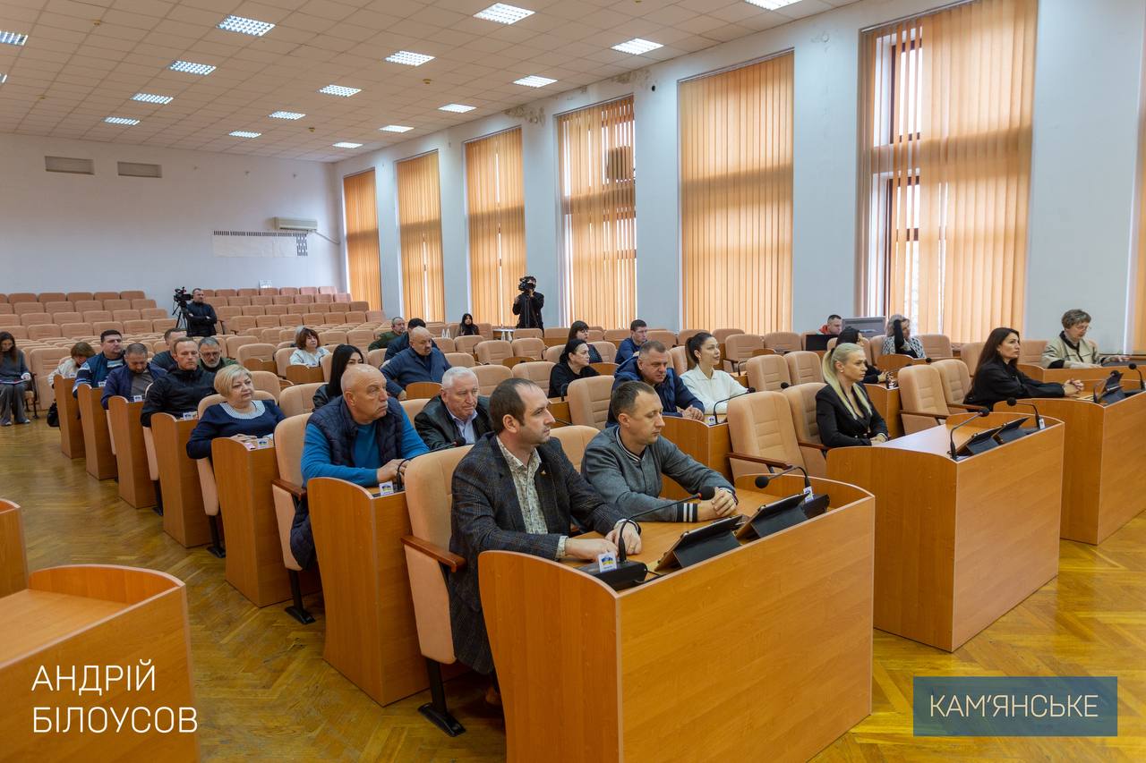 Депутати Кам’янської міської ради одностайно підтримали План перемоги / Фото: Андрій Білоусов