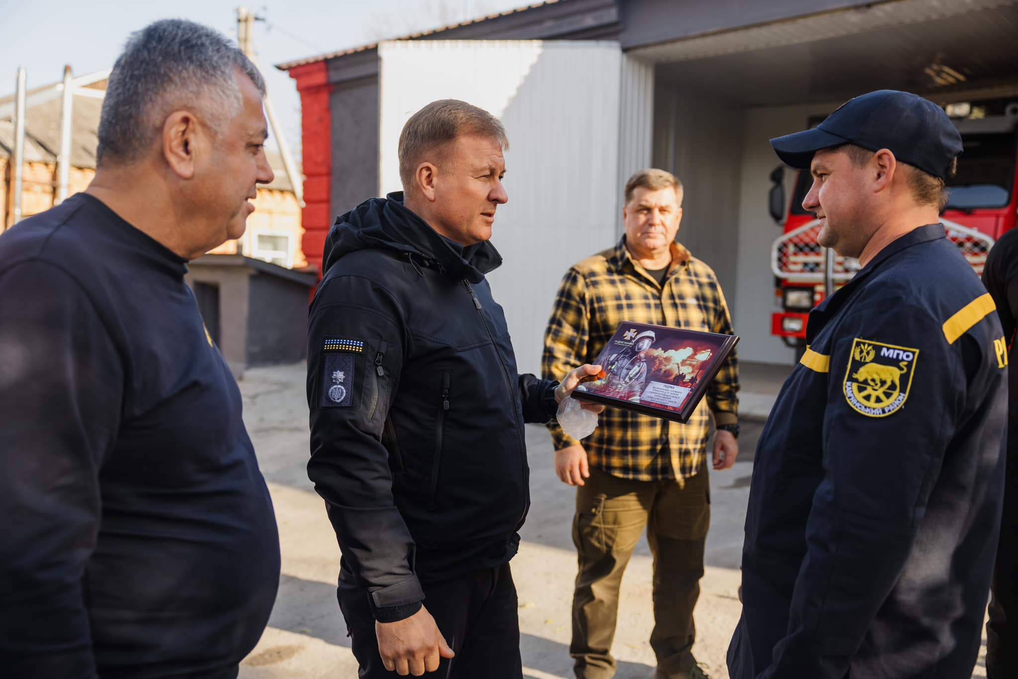 В Каменском районе создано подразделение добровольной пожарной охраны / Фото: Главное управление ГСЧС в Днепропетровской области