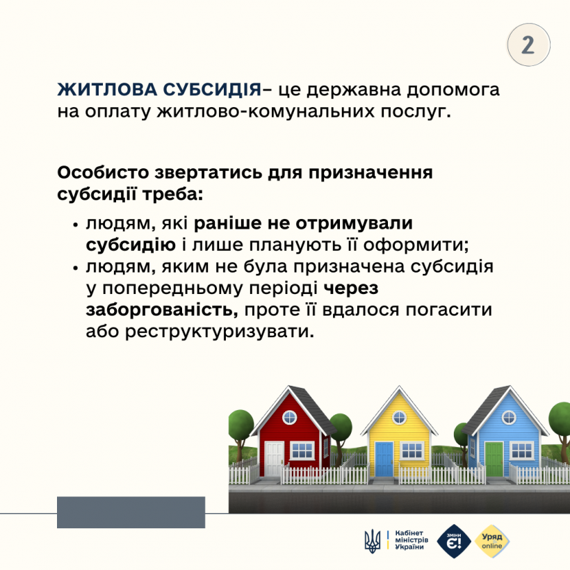 Кому з кам’янчан необхідно подати заяву на отримання субсидії?