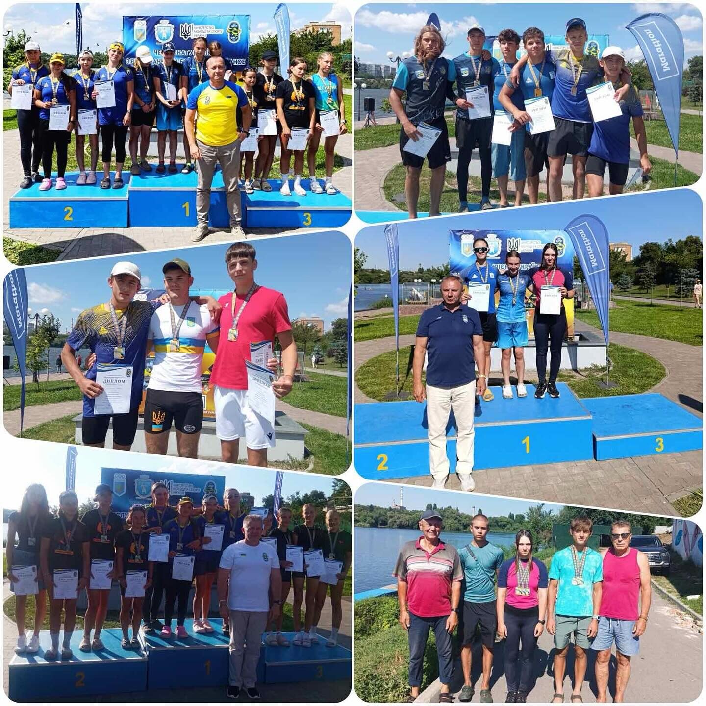 Каменские гребцы – среди лидеров на юношеском Чемпионате Украины