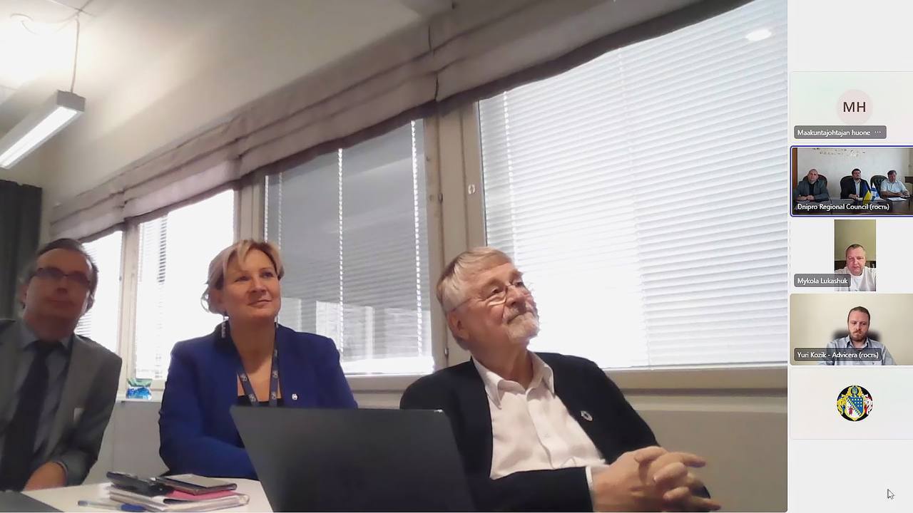 Днепропетровщина усиливает международное сотрудничество с Финляндией