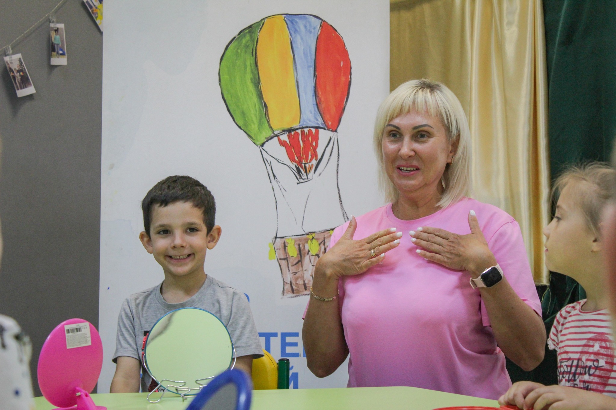 "Каритас Каменское" проводит занятия для детей по развитию речи