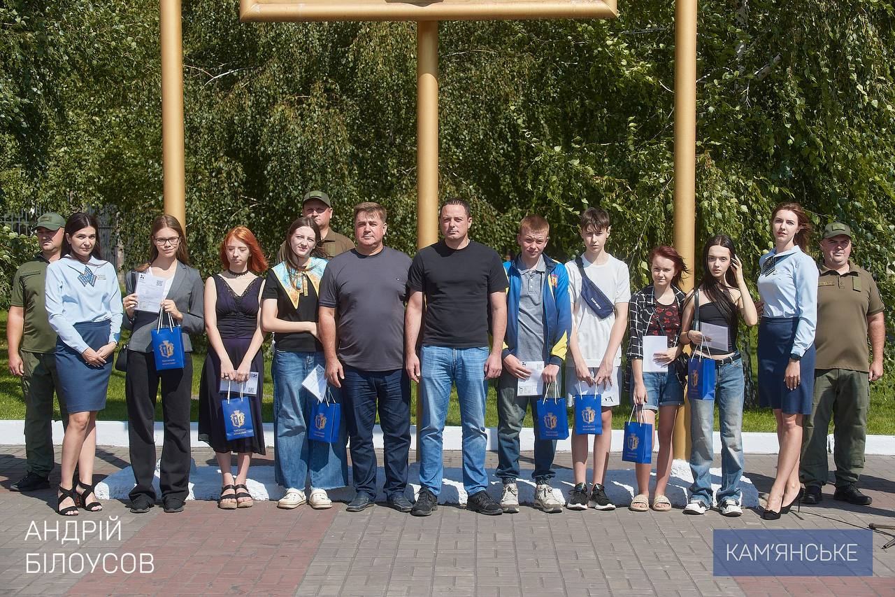 В Каменском состоялись торжества ко Дню Государственного Флага и Дню Независимости Украины