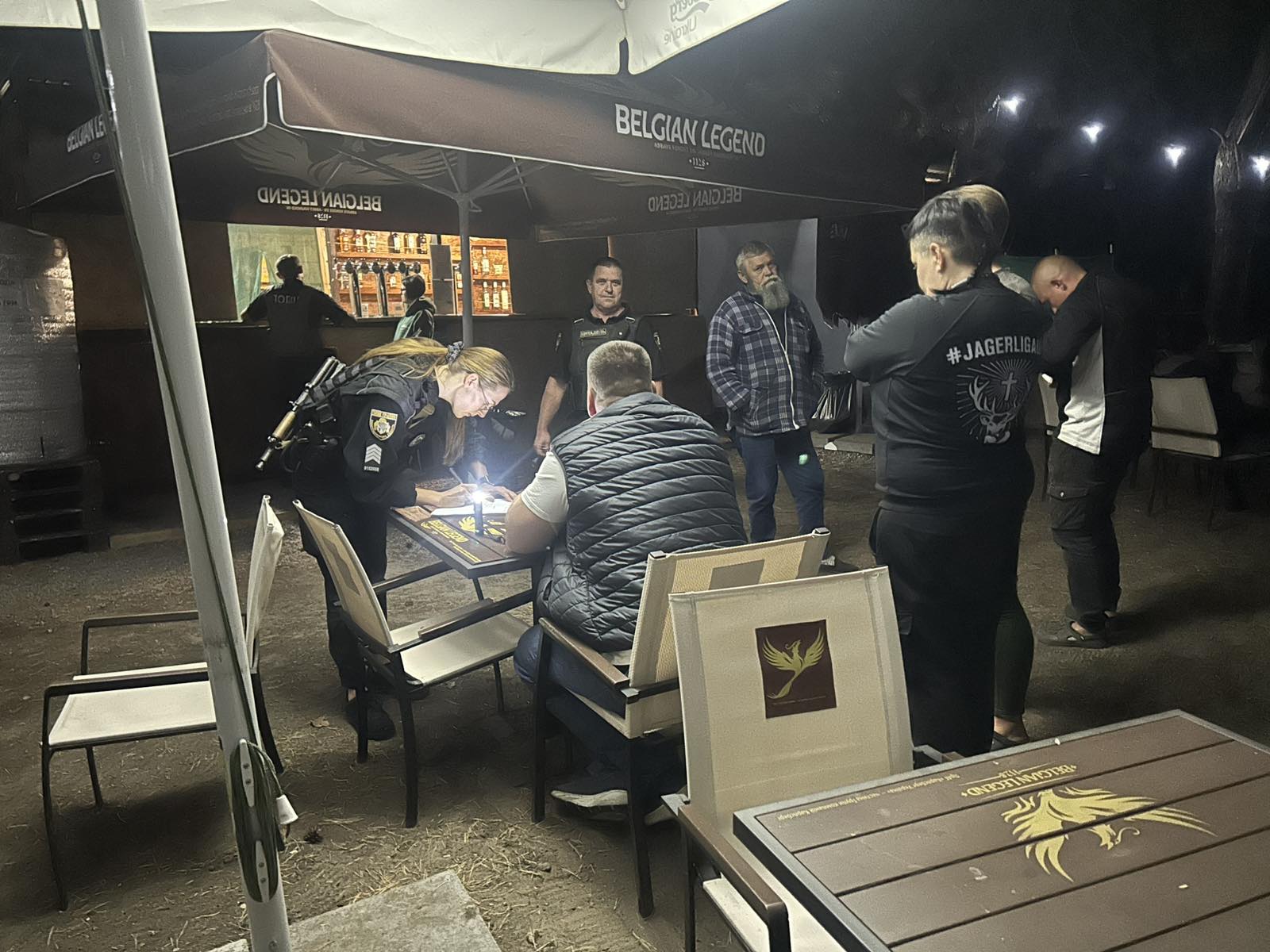 Под Каменским на базе отдыха задержали пьяного нападавшего с ножом