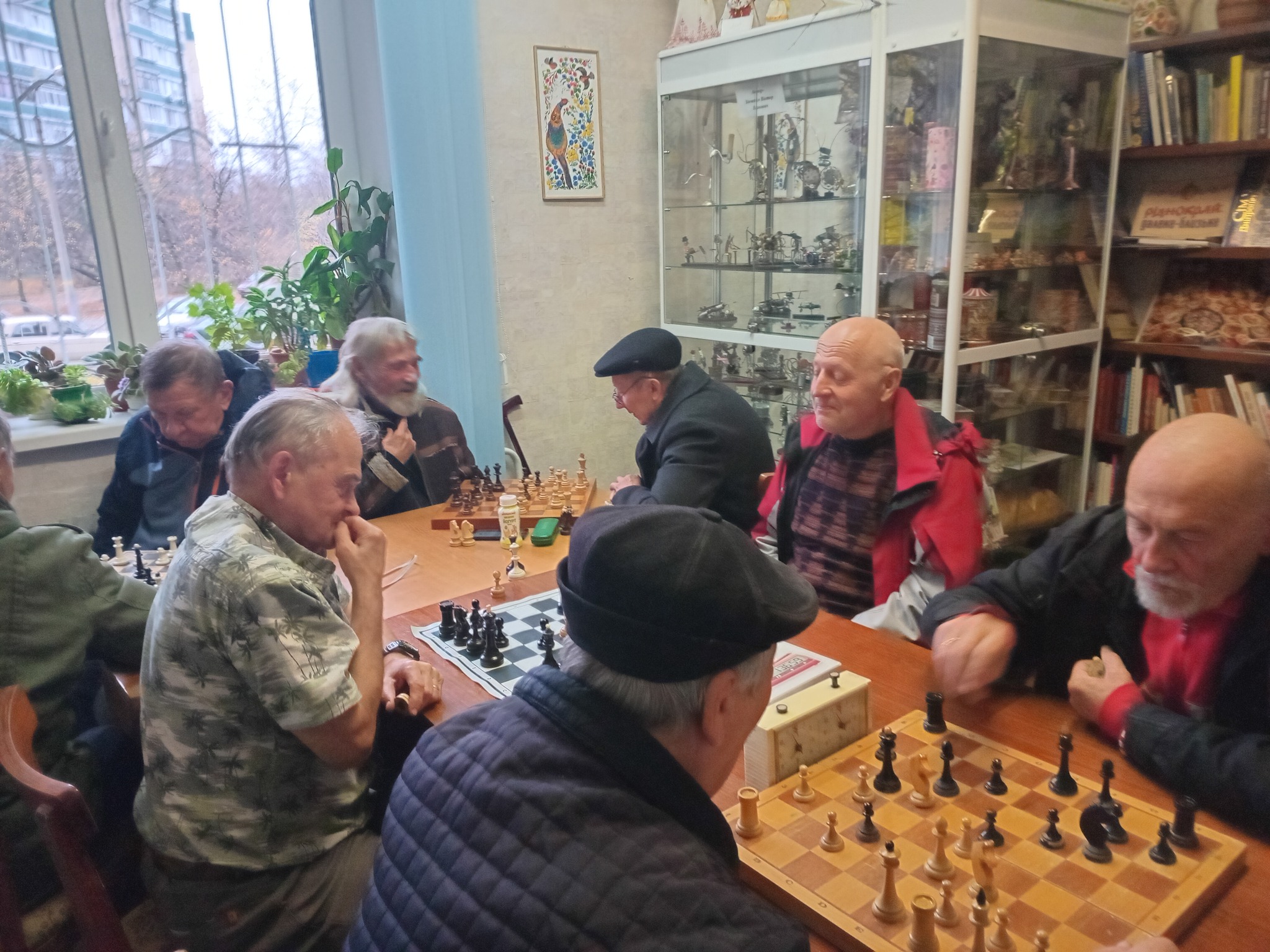 В каменской библиотеке проходили шахматные баталии