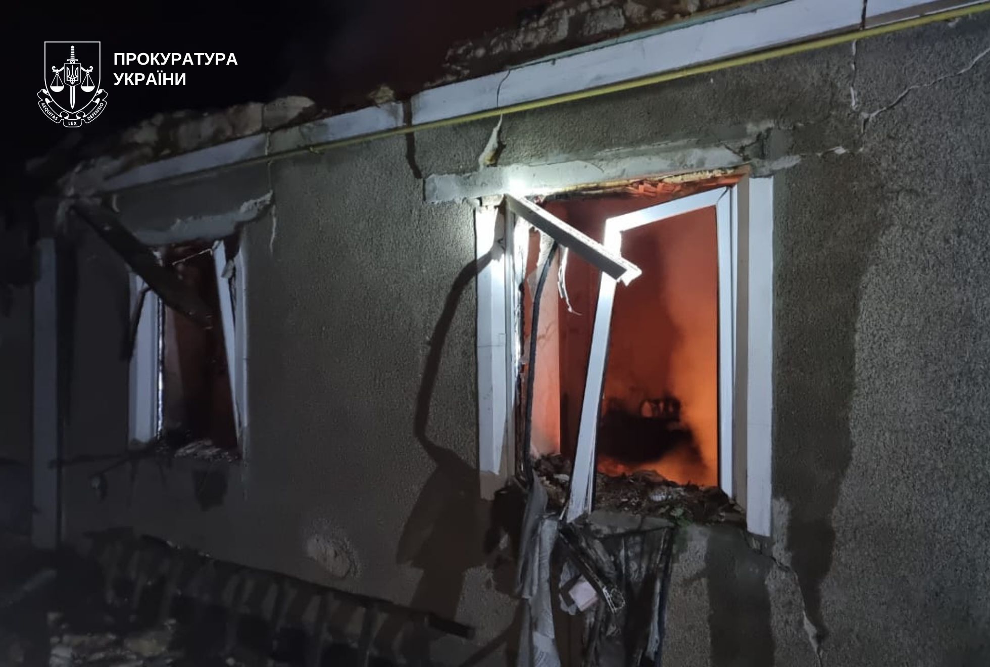 Вследствие ночных обстрелов на Днепропетровщине есть погибший и раненый