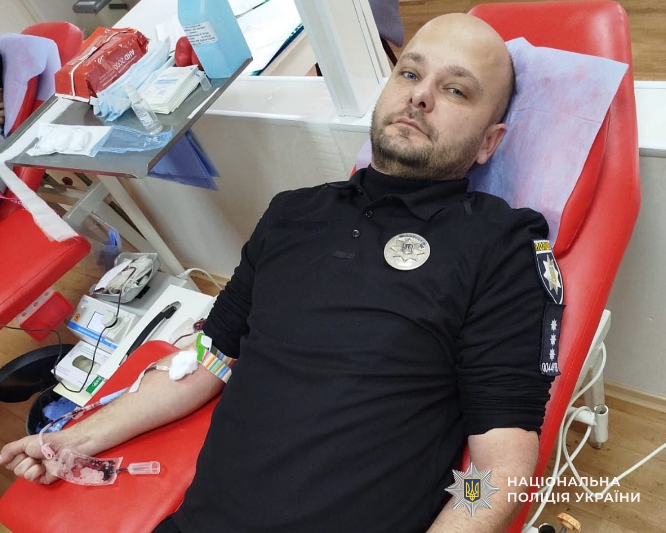 Кам’янські правоохоронці взяли участь у загальнонаціональній донорській акції