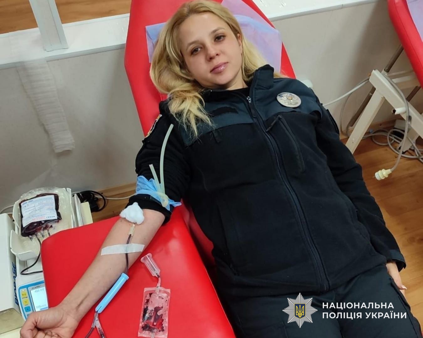 Кам’янські правоохоронці взяли участь у загальнонаціональній донорській акції