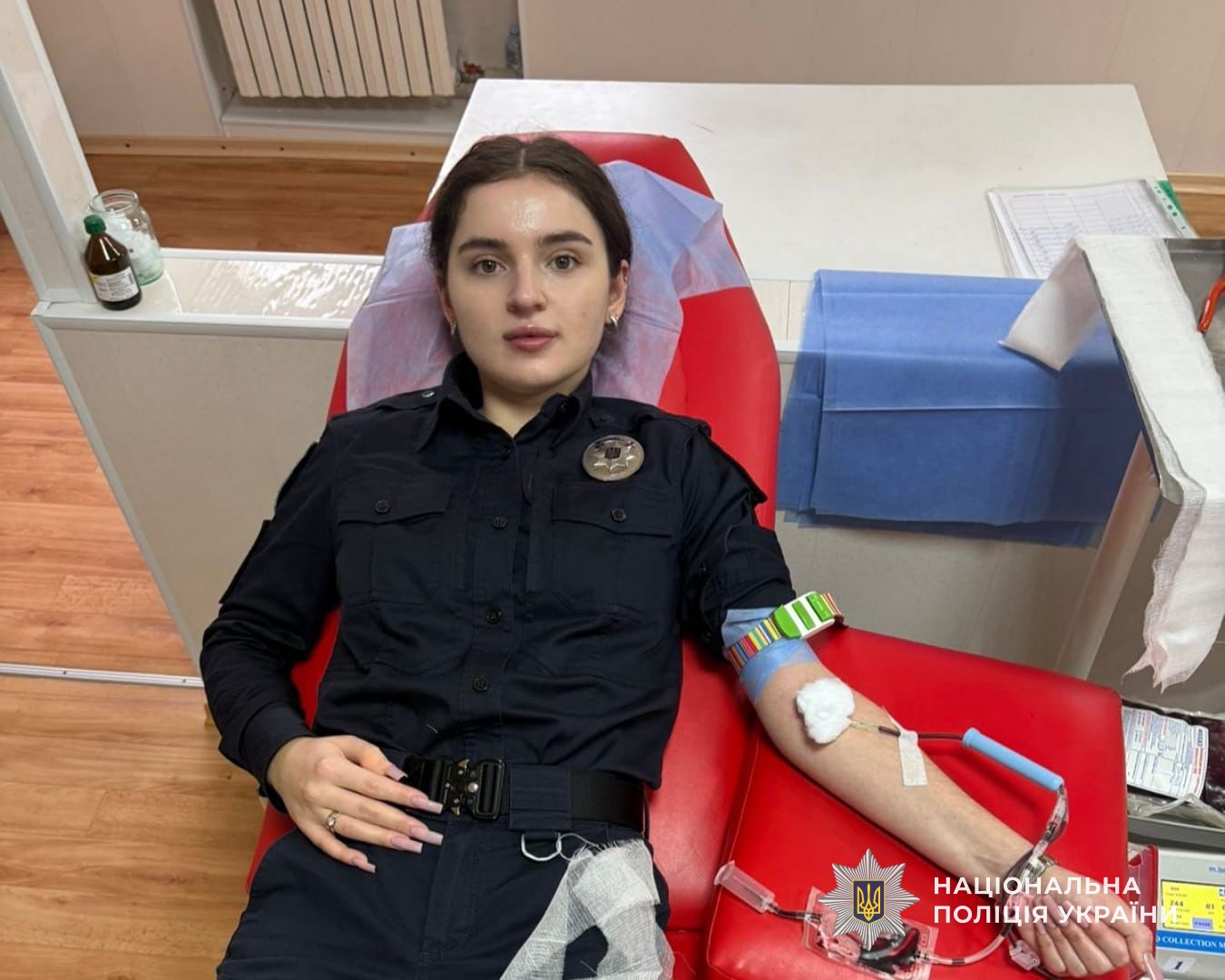 Кам’янські правоохоронці взяли участь у загальнонаціональній донорській акції