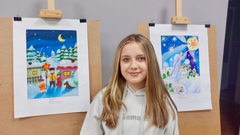 Юні митці Кам’янського змалювали казку Різдва