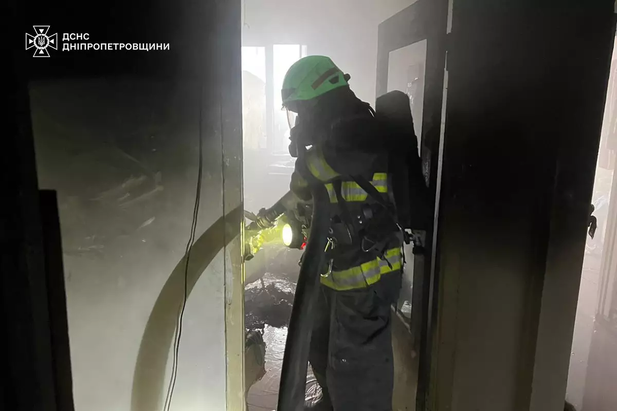 У Кам’янському на пожежі знайшли загиблого чоловіка