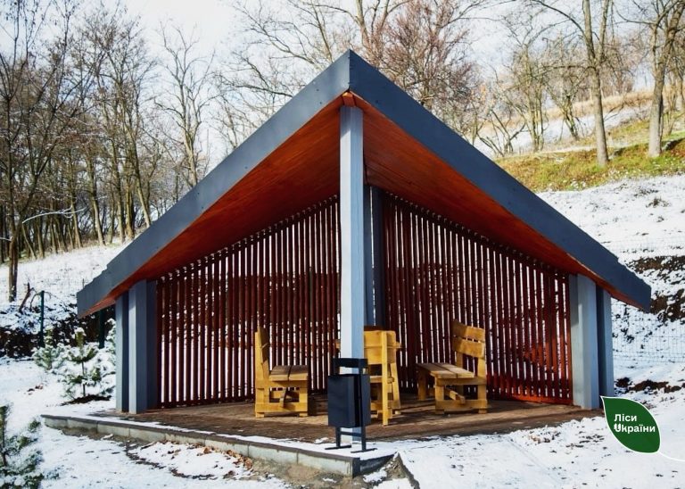 У лісі під Кам’янським облаштували відпочинковий пункт