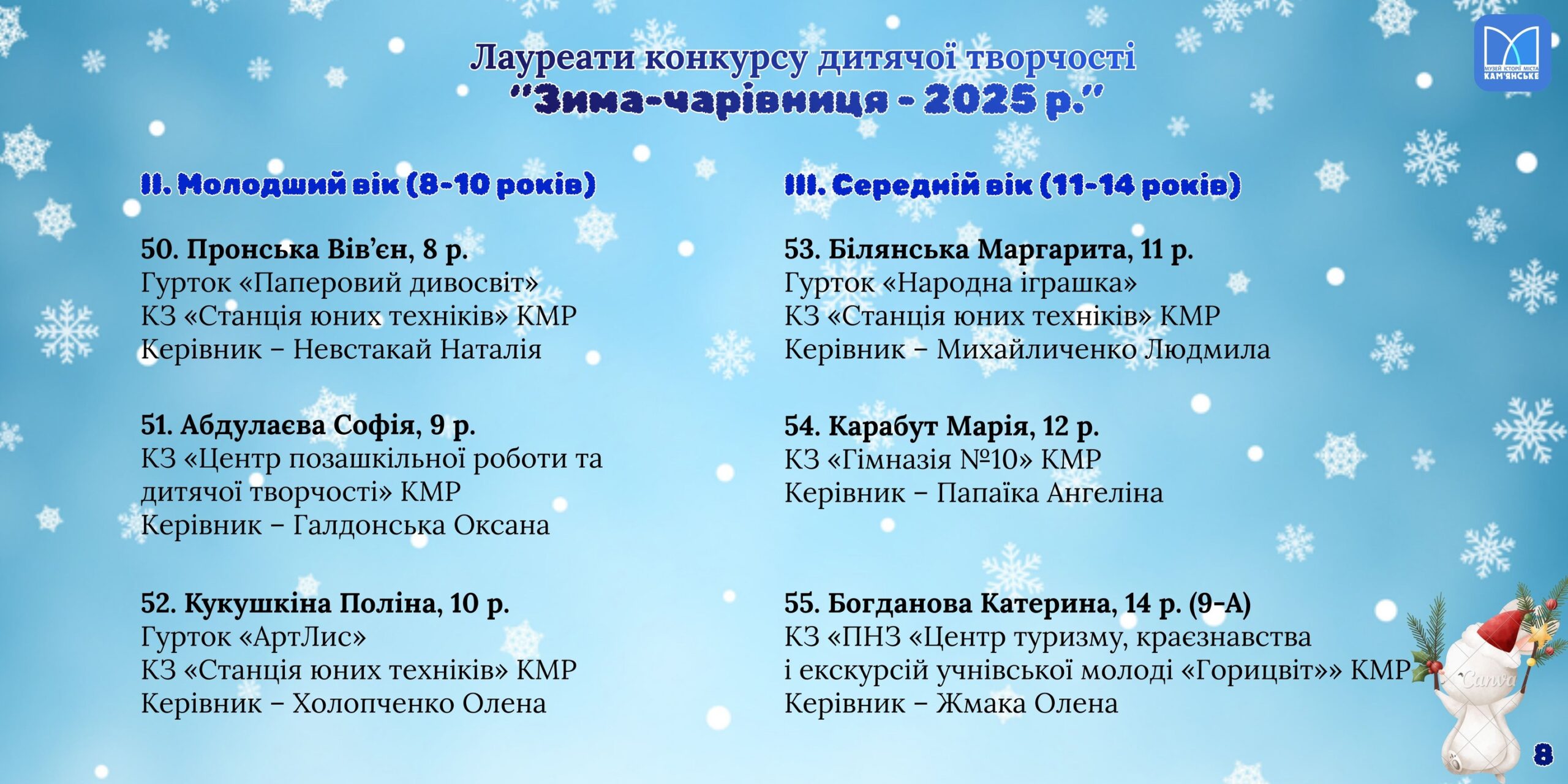 Кам’янчан запрошують на урочисте нагородження переможців традиційного конкурсу 