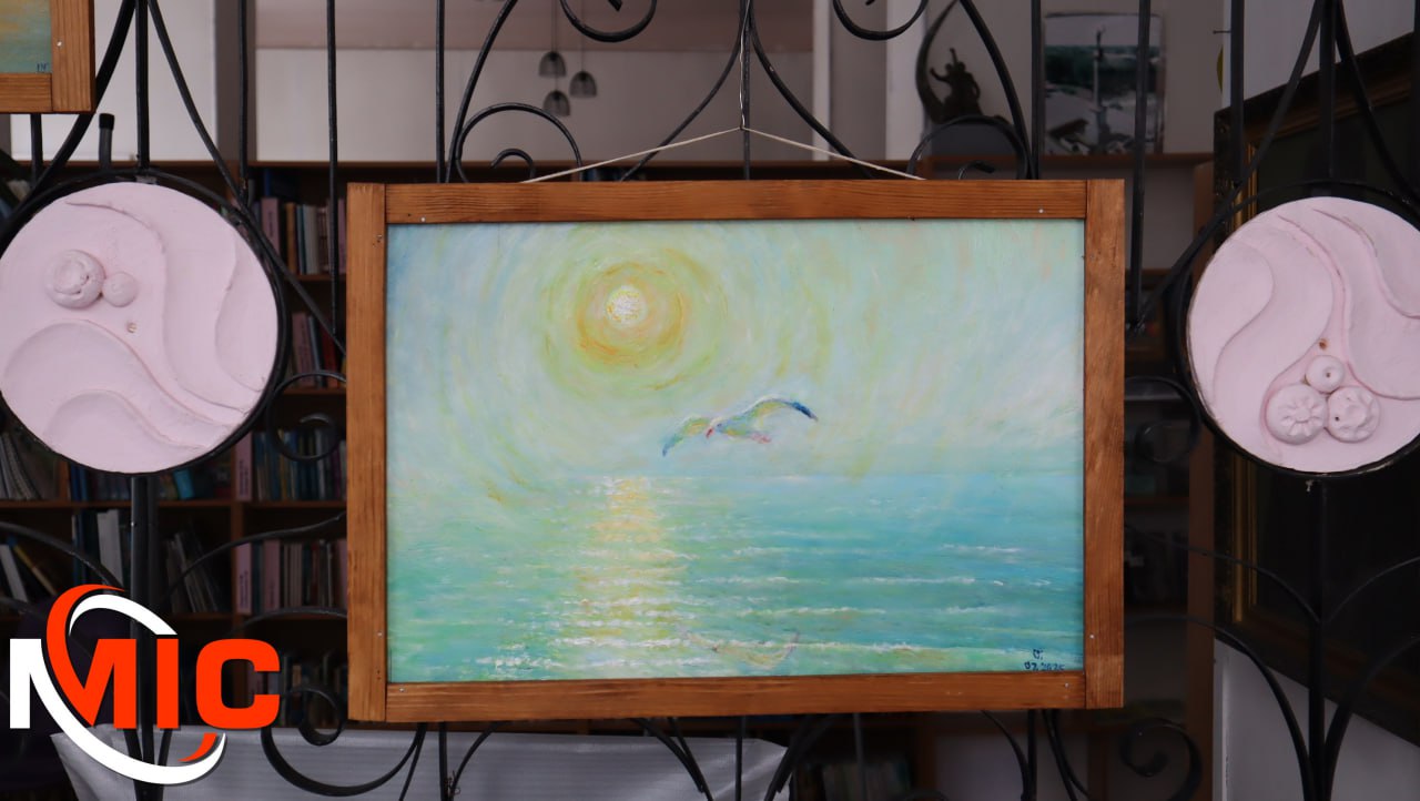 В библиотеке Каменского открылась выставка новых картин художника и архитектора Георгия Самойлова