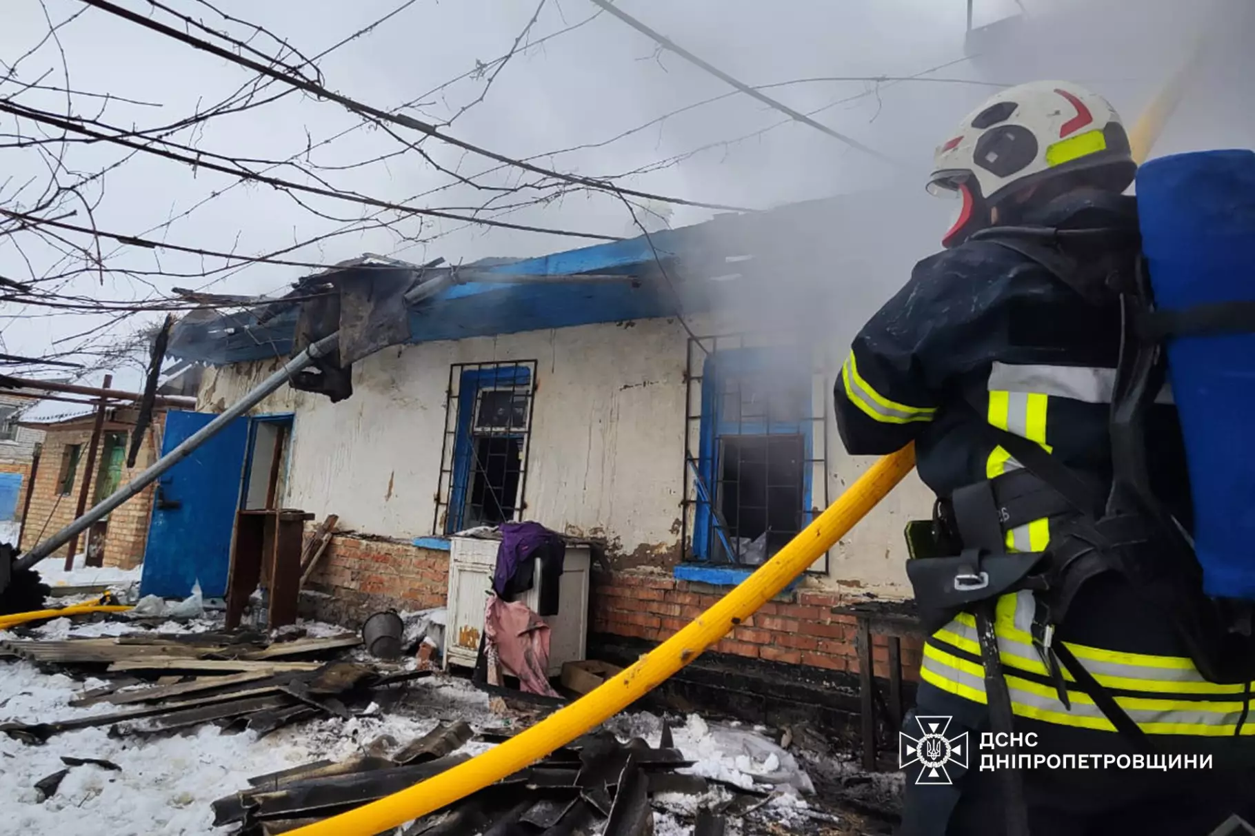 Пожежа в Марганці