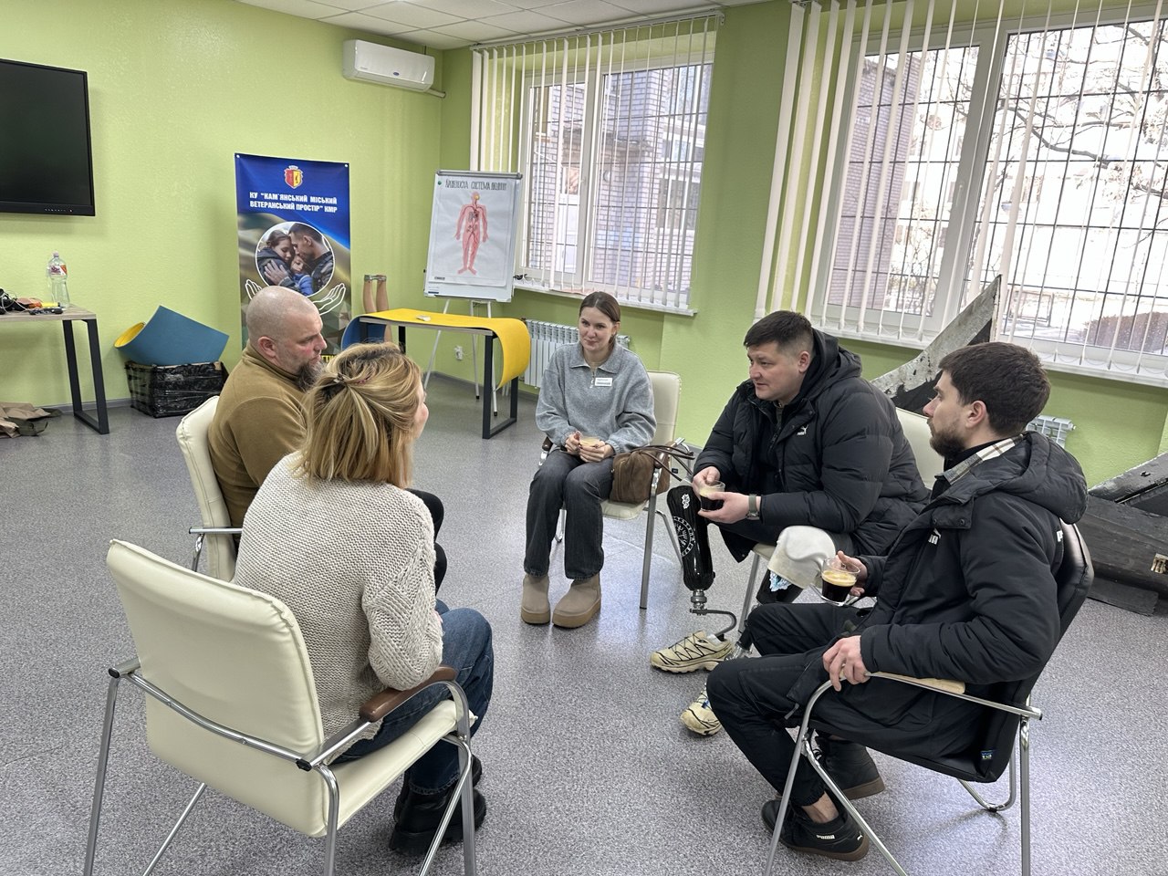 У Ветеранському просторі Кам’янського зустрілися з представниками Superhumans Center