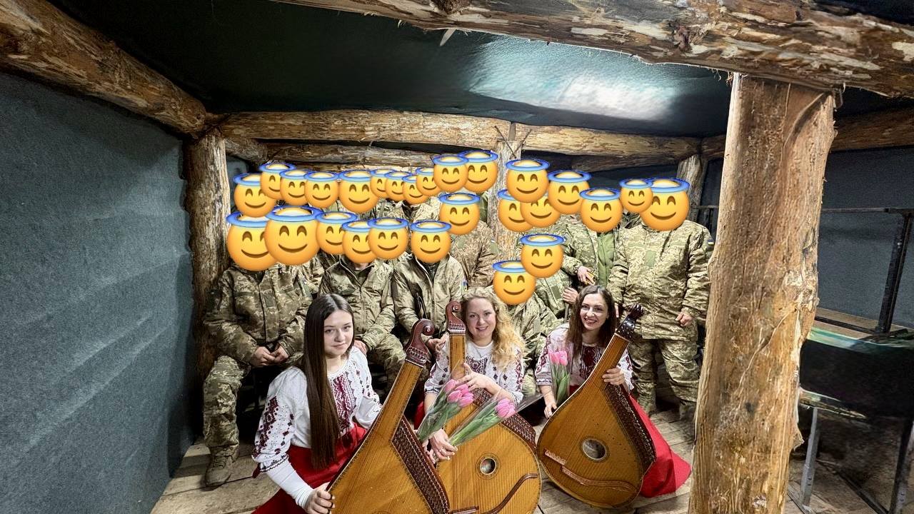 Кам’янські бандуристки завітали з концертом до українських захисників