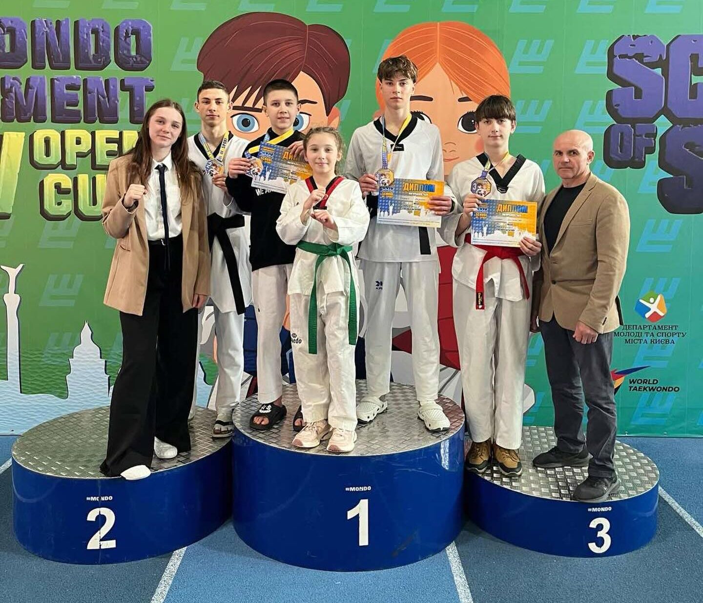 Кам’янські тхеквондисти показали чудовий результат на всеукраїнському турнірі