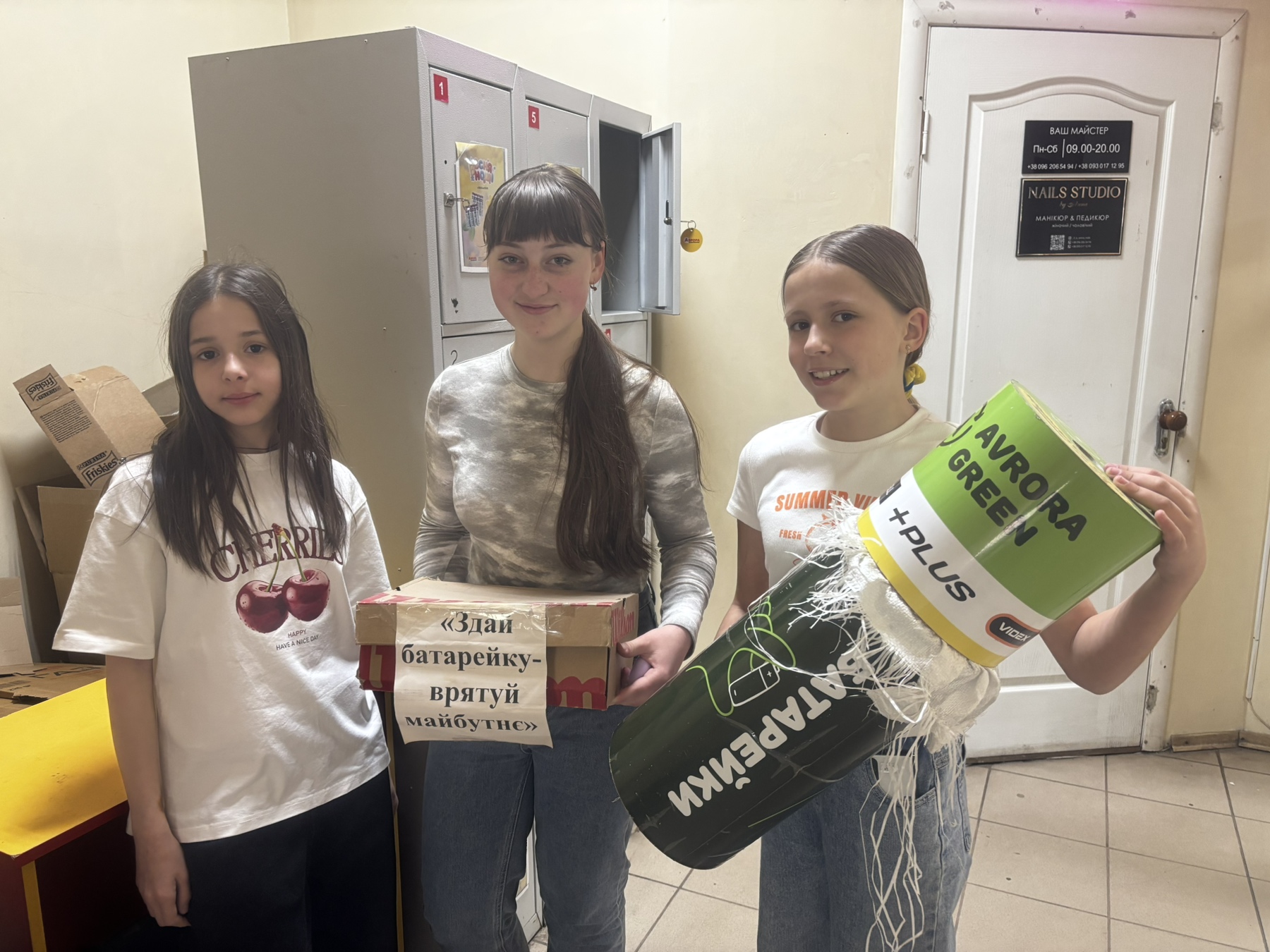 Пів тисячі батарейок: ліцеїсти Кам’янського провели екологічну акцію