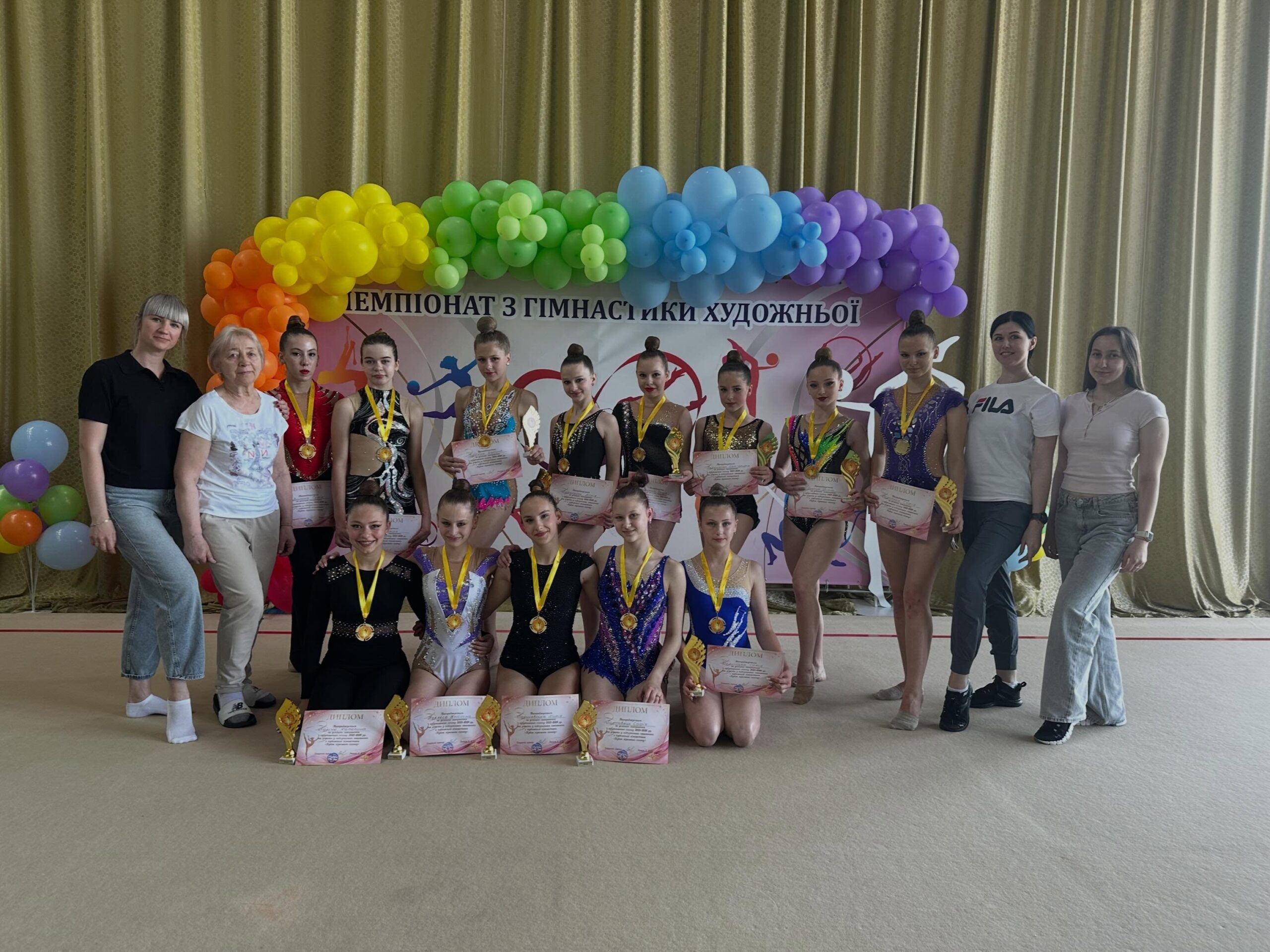 У спортивній школі Кам’янського підбили підсумки сезону з художньої гімнастики