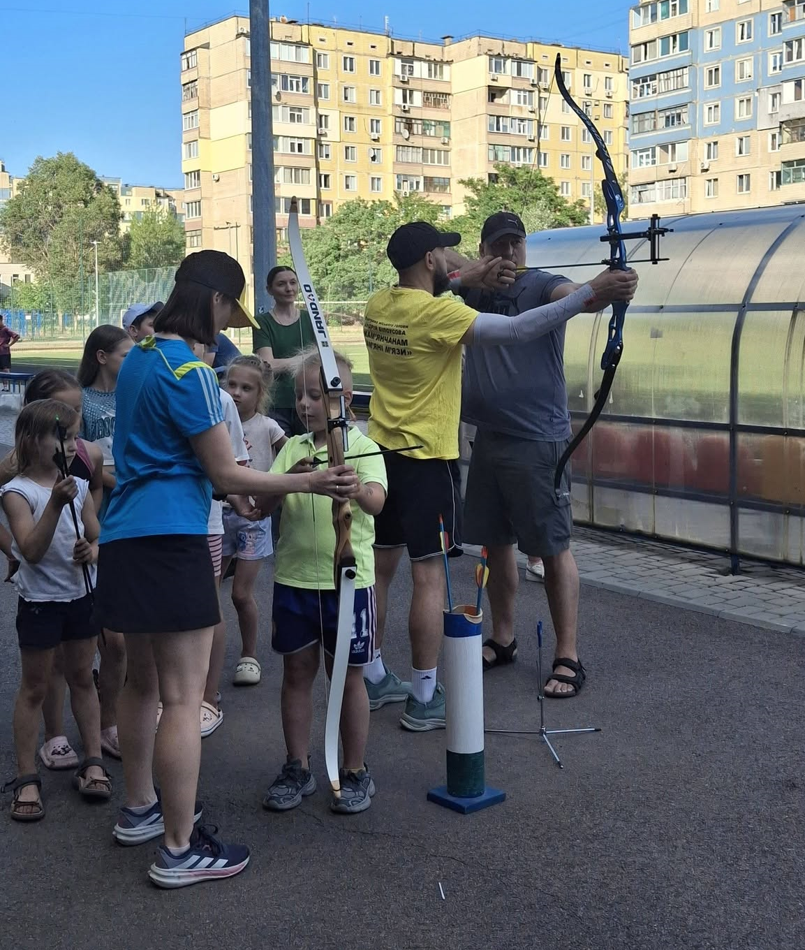 На відкритих локаціях міста тривають заняття за програмою міського голови “Кам’янчанам – кам’яні м’язи!”