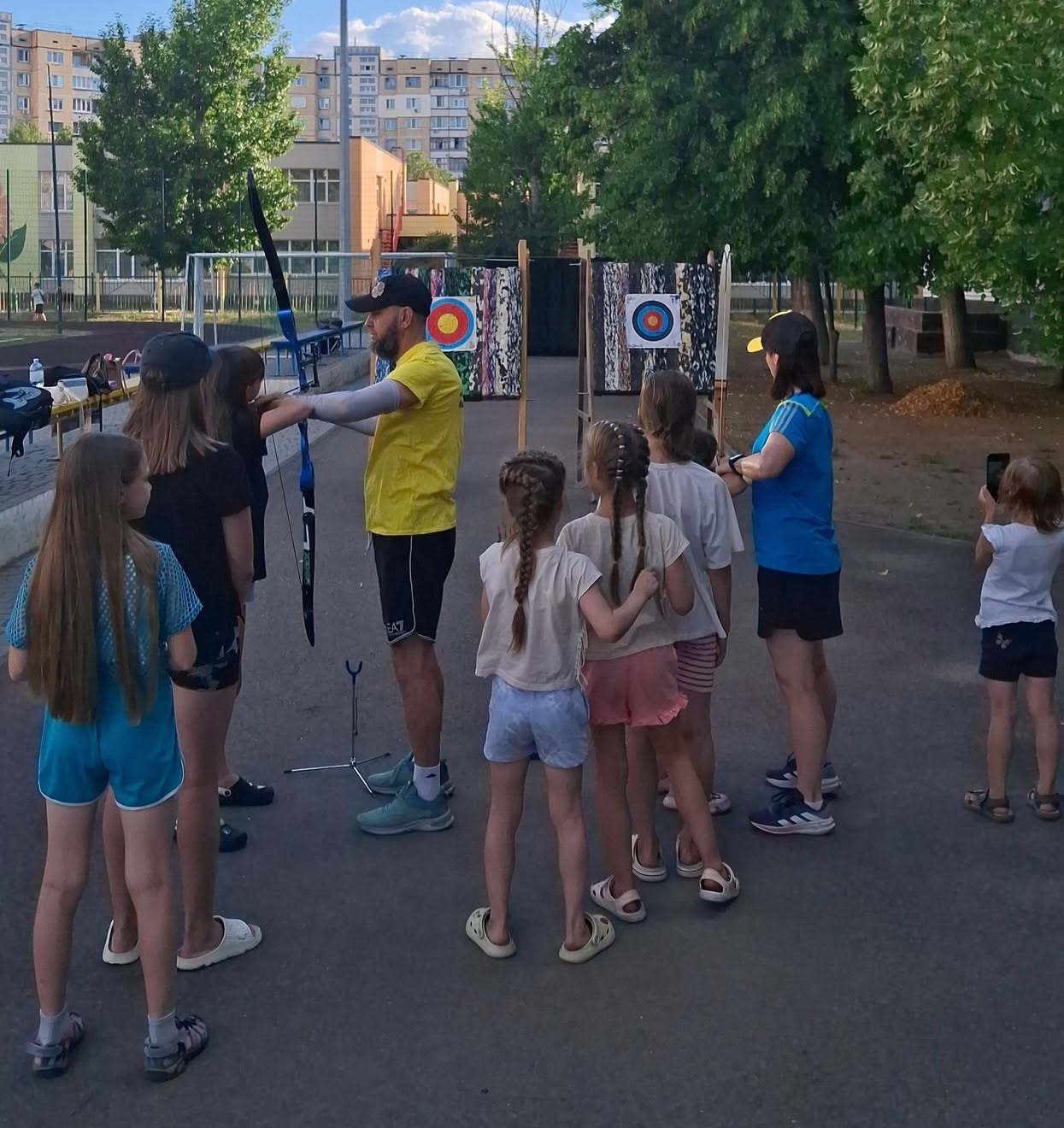 На открытых локациях города продолжаются занятия по программе городского головы "Кам’янчанам – кам’яні мязи!"