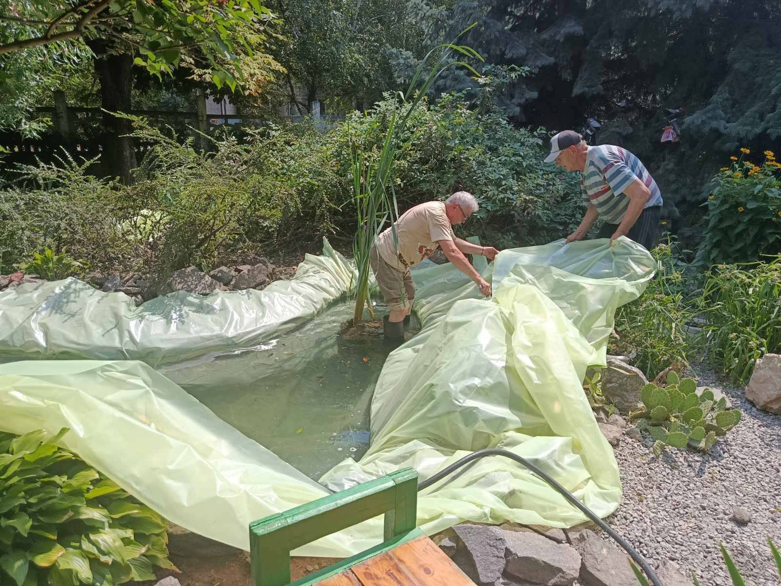 У дитячому екоцентрі Кам’янського оновили домівку черепах та карасів