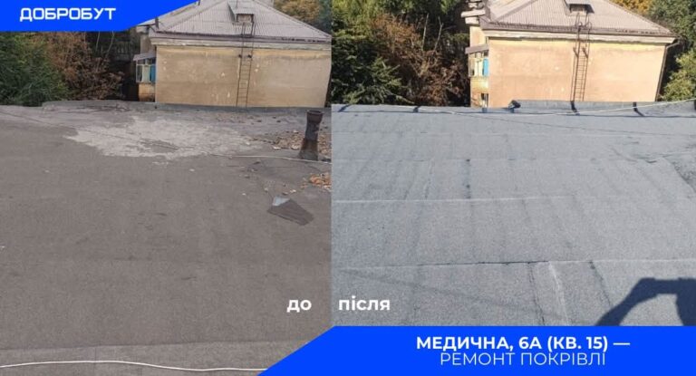 Де у Кам’янському ремонтують покрівлі 7 жовтня