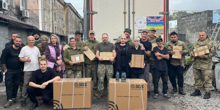 Британські фонди TEECH та UK-AID передали нову допомогу для військових у Кам’янському